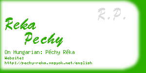 reka pechy business card